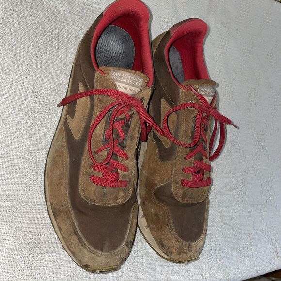 SAS Men’s Athletic Shoes Size 13 M Brown Faux Leather Athleisure Activewear - Picture 4 of 12